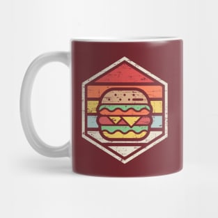 Retro Badge Burger Mug